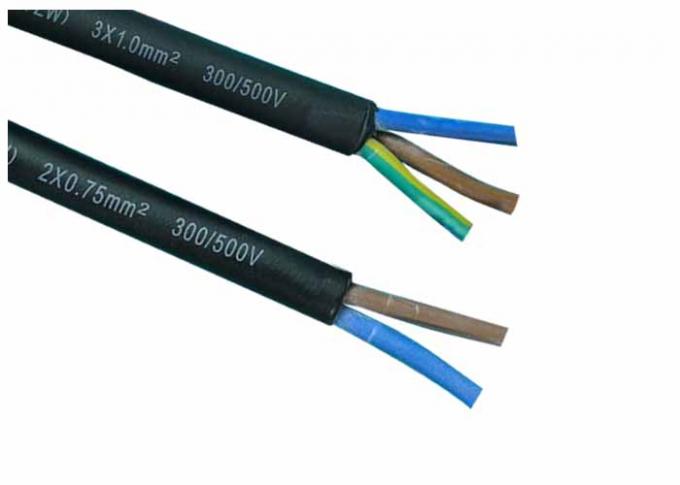 Flexibele Koperen geleiderrubber geïsoleerde kabel YZW 300/500V 1.5mm - 400mm 0