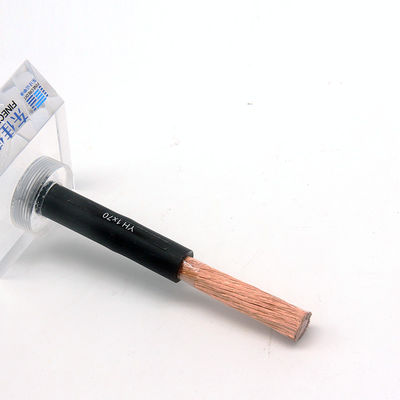 60 Degree Rubber Super Flexible Cable , YH YHF 16 - 70mm2 Arc Welder Cable