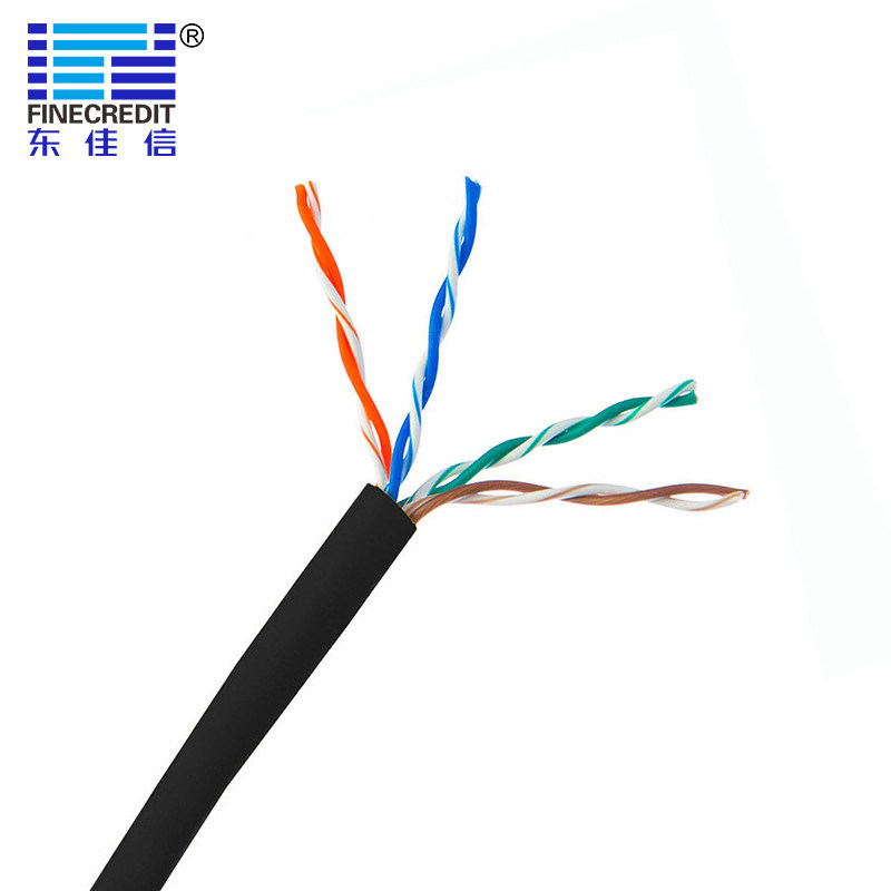 Copper 305M 4 Pairs 24Awg UTP Cat5E Network Cable Indooor Use HSYV