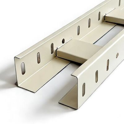 Goede prijs Zinc Coated Perforated Cable Ladder zinc-aluminum-magnesium materials Cable Tray online